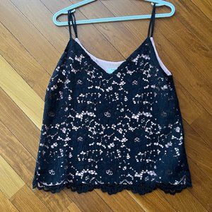 Babaton Layered Lace Tank Top
